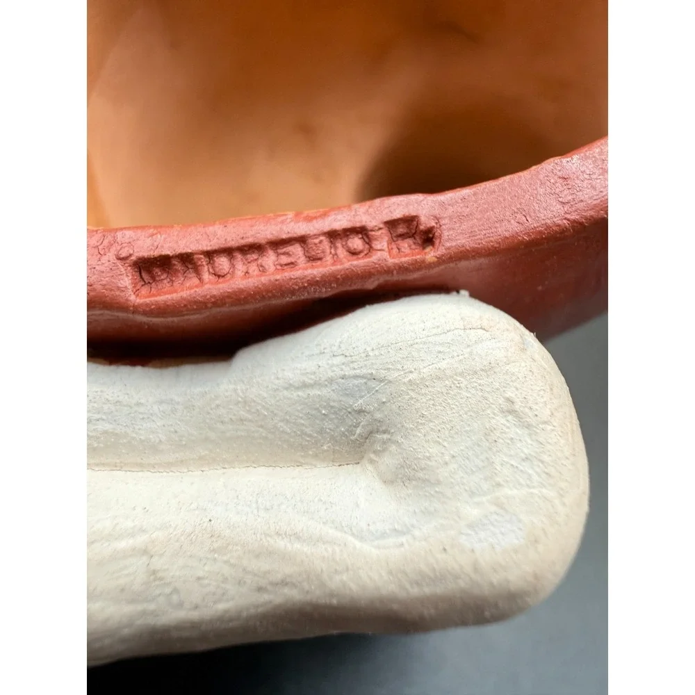 Peruvian Clay Storyteller Signed Maurelio H. w/ 2 Guatemalan Worry Dolls - VTG - Picture 10 of 14